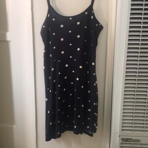 Tank top dress small polka dot